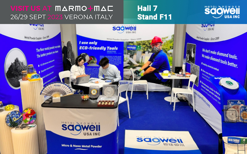 sagwell metal powder show at marmomac 2023